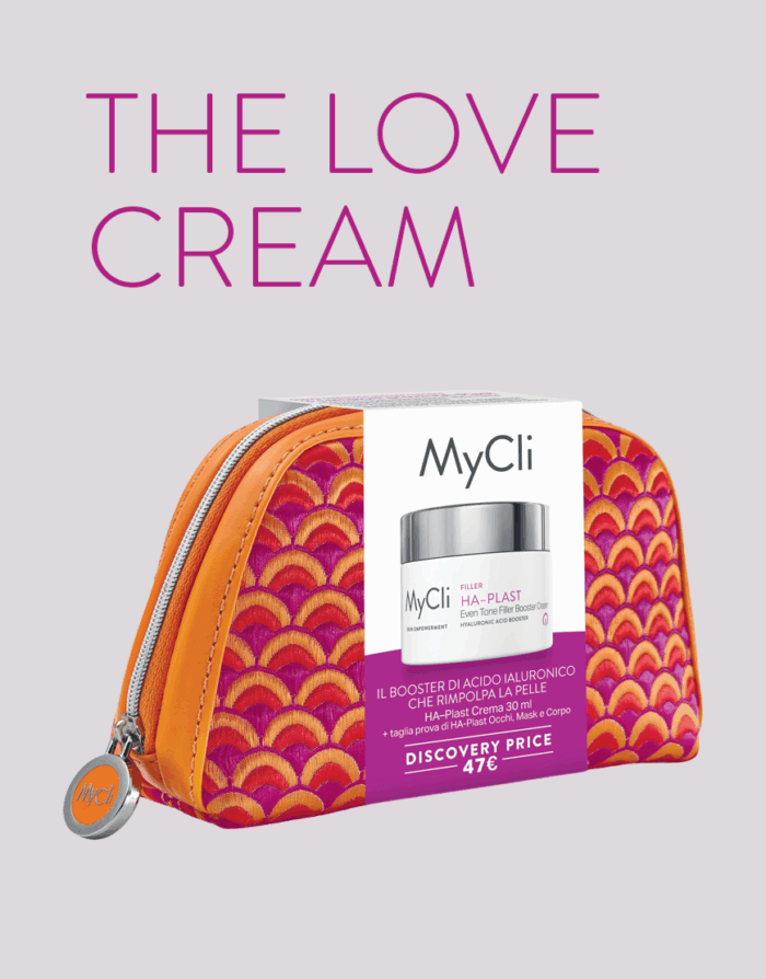 3D della Pochette HA-Plast Love Cream con la sua fascia promozionale
